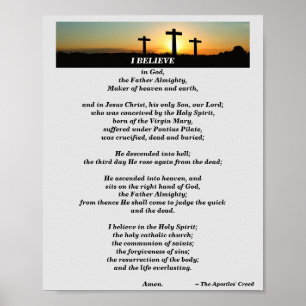 The Apostles' Creed Poster