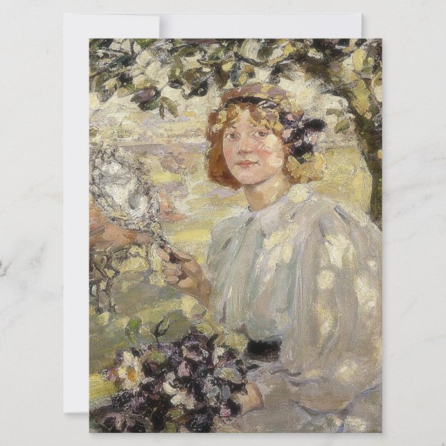 The Apple Tree (von Bessie MacNicol) Karte (Vorderseite)