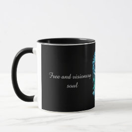 The Aquarius Lady: Luxury Two-Tone Mug Tasse