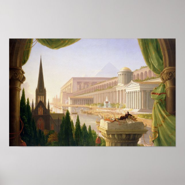 The Architect’s Dream (1840) — Thomas Cole Poster (Vorne)