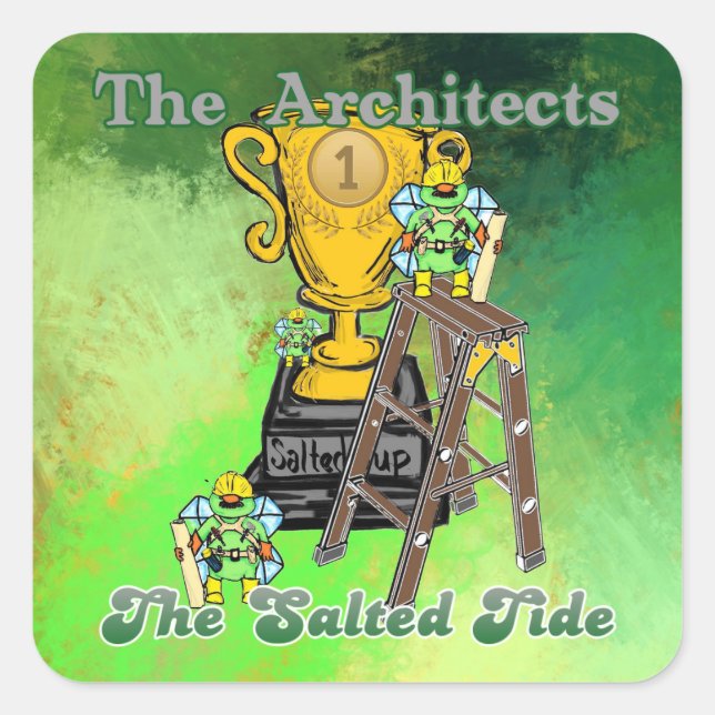 The Architects 2024 Salted Cup Champs Sticker (Vorderseite)