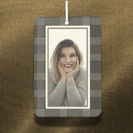 The Archivist’s Vault: Custom Tartan Photo Charm Autolufterfrischer