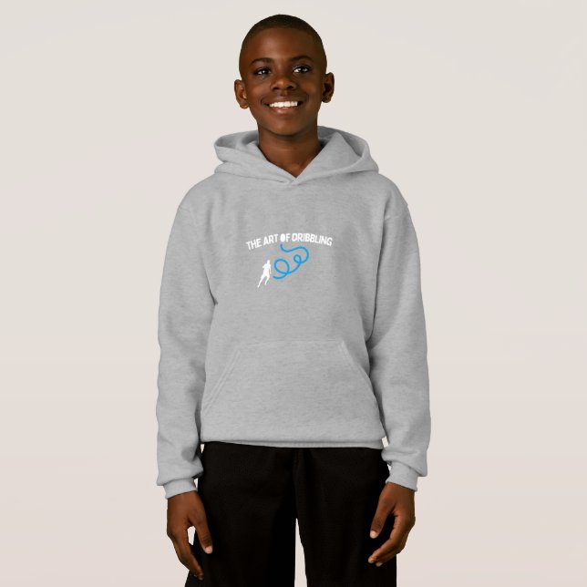The art of dribbling in football hoodie (Vorne ganz)