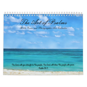 The Art of Psalms Bibel Verse Kalender Kunst, Dich