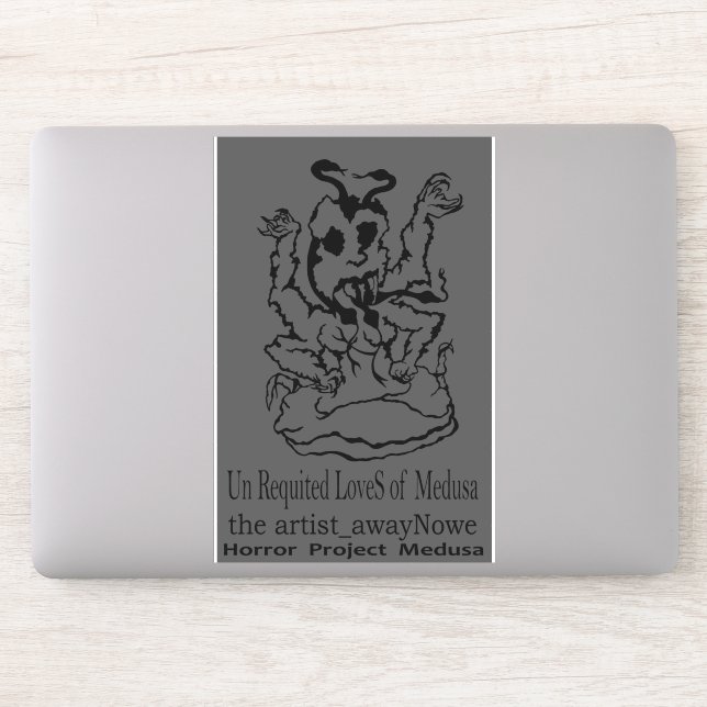 the artist_awaynowE UR Lieben V16 gDrawing Horror Aufkleber (Computer)