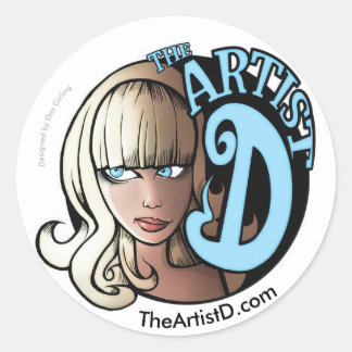 The Artist D von Daz Girling Sticker (klein)