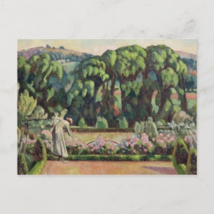 The Artist's Garden at Durbins, c.1915 (Öl auf Dos Postkarte