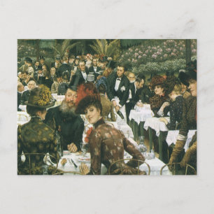 The Artist's Ladys by James Tissot, Vintag Art Postkarte
