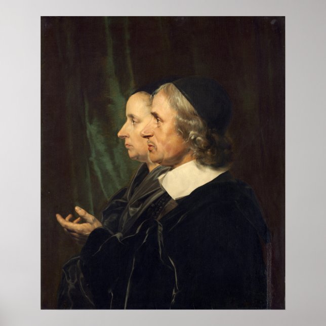The Artist's Parents - Jan de Bray Fine Art Poster (Vorne)
