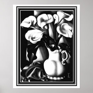 "The Arums" Art Deco Print Tamara de Lampicka Poster