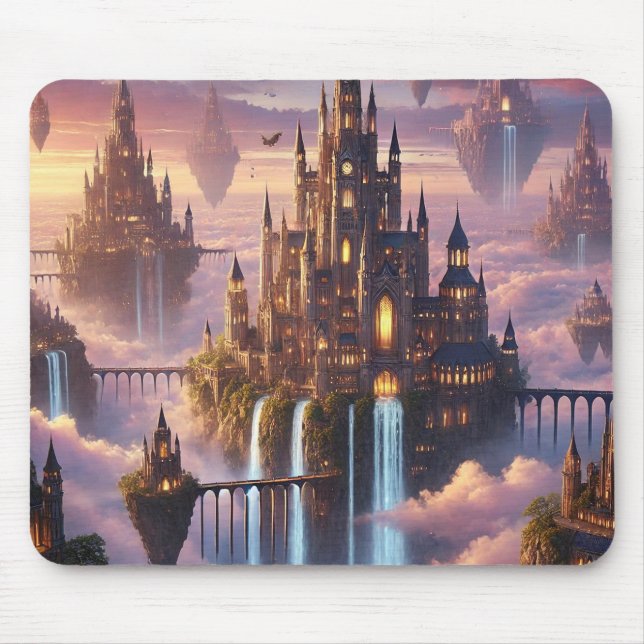 The Ascended Realms – A Kingdom in the Skies Mousepad (Vorne)