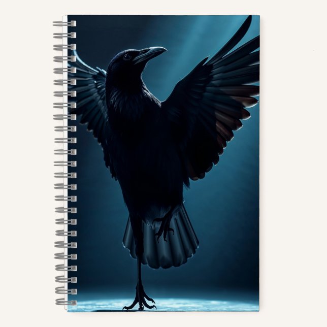 “The Ascending Crow” Notizbuch (Vorderseite)