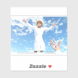 The Ascension of Jesus Aufkleber