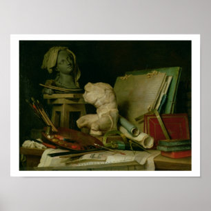 The Attributes of the Arts, 1769 (Öl auf Leinwand) Poster