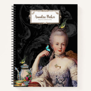Thé au Petit Trianon French noir    PersonalizedN Notizbuch