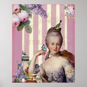 Thé au Petit Trianon - Rose Poster