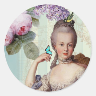 Thé au Petit Trianon Runder Aufkleber