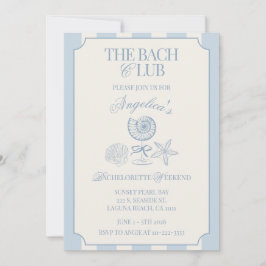 The Bach Club Bachelorette Itinerary and Einladung