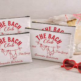 The Bach Club Makeup Bags | Beach Bachelorette Zubehörtasche