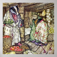 “The Badger’s House” by Arthur Rackham