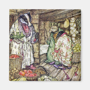 "The Badger's House" von Arthur Rackham Magnet