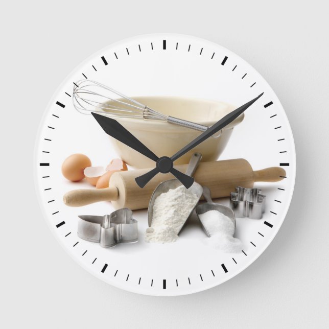 The Baker Wall Clock Runde Wanduhr (Vorderseite)