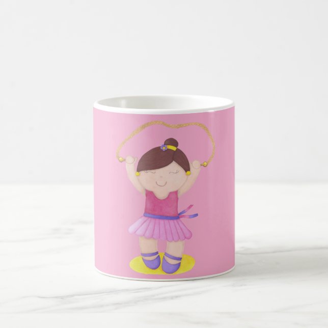 The Ballerina Jumping Rope Kaffeetasse (Mittel)