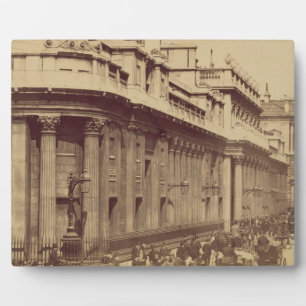 The Bank of England, London, c.1880 (sepia Foto) Fotoplatte