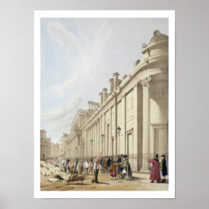 The Bank of England looking towards the Mansion Ho Poster