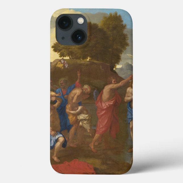 The Baptism of Christ, 1641-42 Case-Mate iPhone Hülle (Rückseite)