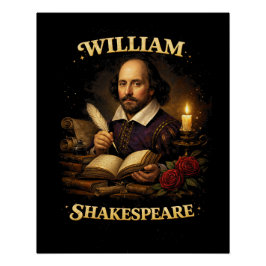 The Bard by Candlelight Poster