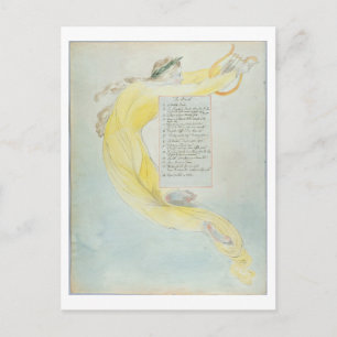 'The Bard', Design 52 von 'The Poems of Thomas Gr. Postkarte