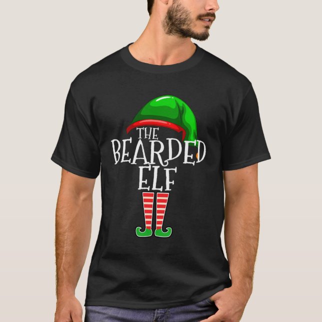 The Bartded Elf Family Matching Group Christmas Gi T-Shirt (Vorderseite)