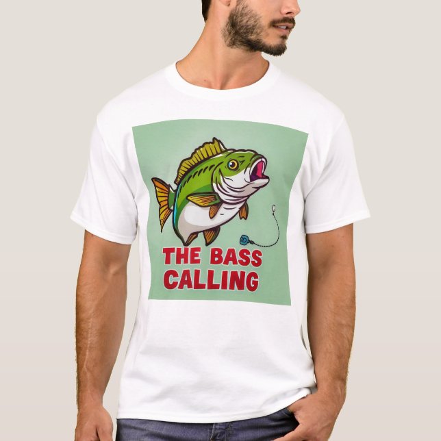 The Bass Calling  T-Shirt (Vorderseite)
