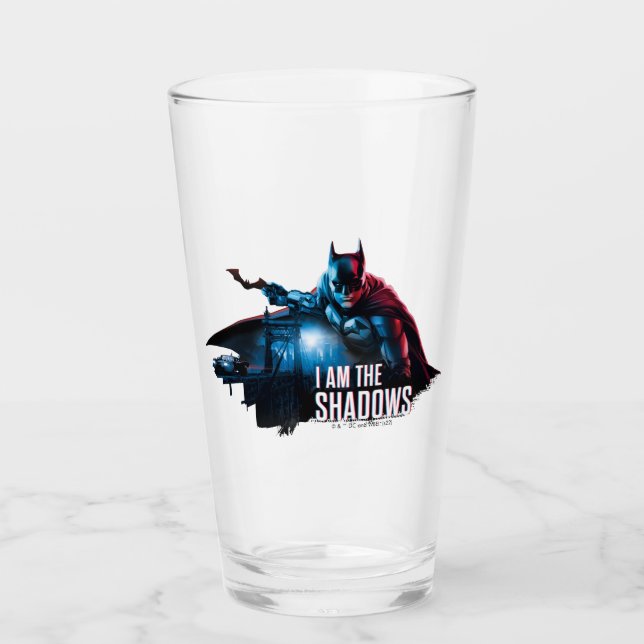 The Batman Character Graphic - Ich bin die Schatte Glas (Vorderseite)