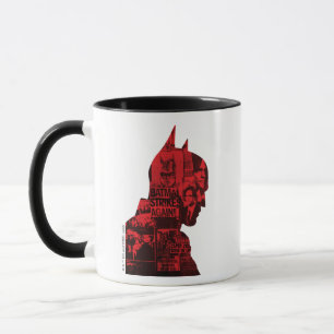 The Batman Newspaper Silhouette Tasse