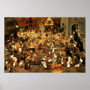 The Battle between Carnival and Lent Poster