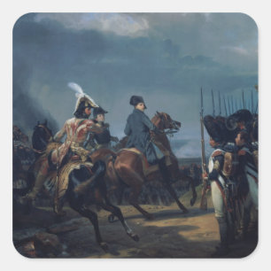 The Battle of Iena, 14th October 1806 Quadratischer Aufkleber