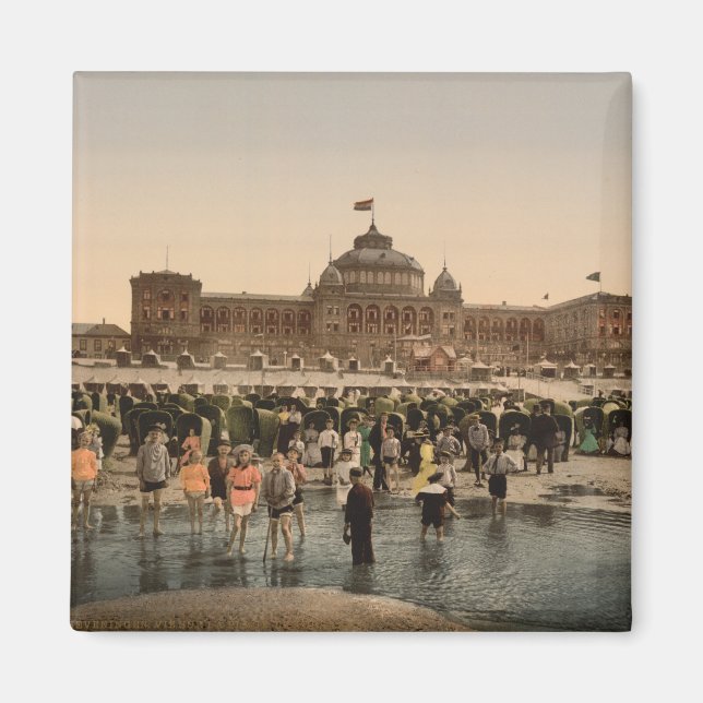 The Beach and Kursaal, Scheveningen, Niederlande Magnet (Vorne)