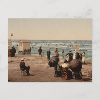 The beach, Blankenberghe, Belgium Postkarte