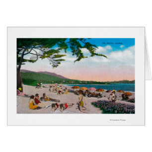 The Beach Scene at Carmel, Kalifornien