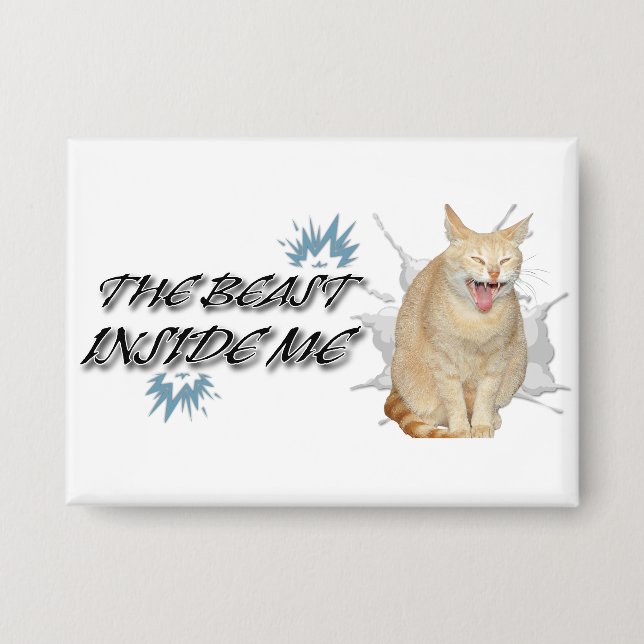 The Beast Inside Me Button (Vorderseite)