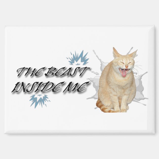 The Beast Inside Me Magnet (Vorderseite)