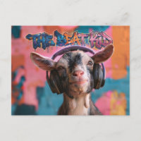 The Beat Kid - Cooler Ziegen-DJ mit Kopfhörern