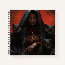 The Beauty of the Woman and Her Cats