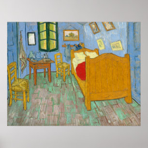 The Bedroom, Vincent Van Gogh - ,(1889) Poster