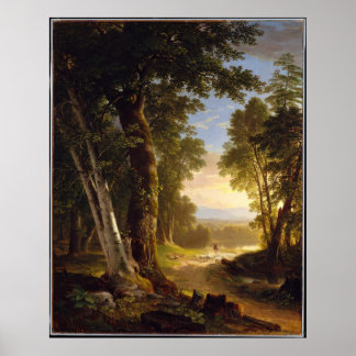 The Beeches - Asher Brown Durand - 1845 - Poster