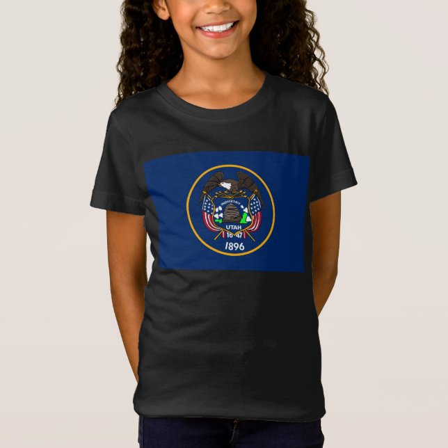 The Beehive State Industry Flag of Utah T-Shirt (Vorderseite)