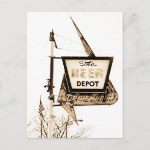 The Beer Depot Vintage Ann Arbor, Michigan Postkarte