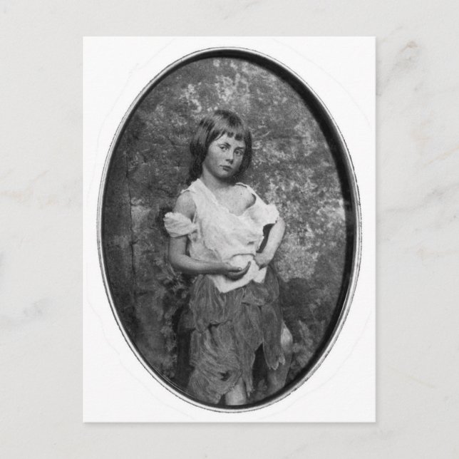 The Beggar Maid / Alice Liddell ~ 1859 Postkarte (Vorderseite)